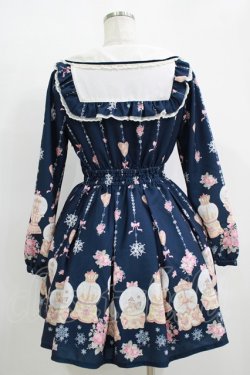 画像3: LIZ LISA / スノードーム柄ワンピース Free ネイビー H-25-11-11-029-LO-OP-NS-ZH