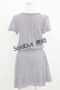 画像3: axes femme / ヨーク切替ワンピース M パープル H-25-11-11-030-AX-OP-NS-ZH