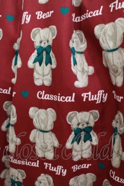 画像4: axes femme kawaii / フラッフィベアジャンスカ M ワイン H-25-11-11-003-AX-OP-NS-ZH