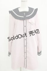 DearMyLove / 十字架セーラーシャツワンピース LL ピンク H-25-11-11-033-EL-OP-NS-ZH