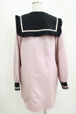 画像3: DearMyLove / 十字架セーラーシャツワンピース LL ピンク H-25-11-11-033-EL-OP-NS-ZH