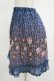 画像2: axes femme / 花柄スカート M ブルー H-25-11-11-035-AX-SK-NS-ZH (2)