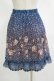 画像3: axes femme / 花柄スカート M ブルー H-25-11-11-035-AX-SK-NS-ZH (3)