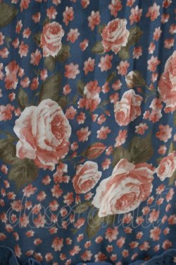 画像4: axes femme / 花柄スカート M ブルー H-25-11-11-035-AX-SK-NS-ZH