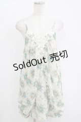 axes femme / 花柄ワンピース M オフ H-25-11-11-038-AX-OP-NS-ZH