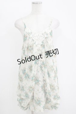 画像1: axes femme / 花柄ワンピース M オフ H-25-11-11-038-AX-OP-NS-ZH