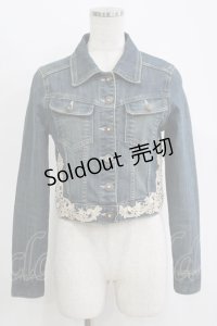 LIZ LISA / デニムジャケット Free ブルー H-25-11-11-039-LO-JA-NS-ZH