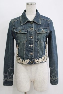 画像1: LIZ LISA / デニムジャケット Free ブルー H-25-11-11-039-LO-JA-NS-ZH