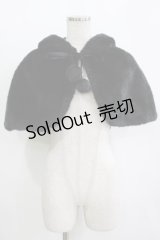 Angelic Pretty / Snow rabbitファーケープ Free ブラック H-25-11-11-040-AP-CO-NS-ZH