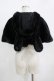 画像3: Angelic Pretty / Snow rabbitファーケープ Free ブラック H-25-11-11-040-AP-CO-NS-ZH (3)