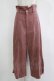 画像1: axes femme POETIQUE / ファーベルト付ワイドパンツ M ピンク H-25-11-11-041-AX-PA-NS-ZH (1)