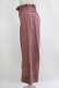 画像2: axes femme POETIQUE / ファーベルト付ワイドパンツ M ピンク H-25-11-11-041-AX-PA-NS-ZH (2)