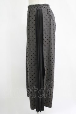 画像2: axes femme / 異素材切替サイドプリーツパンツ Free グレー H-25-11-11-042-AX-PA-NS-ZH