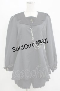 DearMyLove / 闇十字架チャームセットアップ LL グレー H-25-11-11-043-EL-OP-NS-ZH