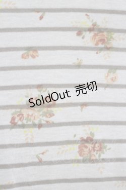 画像4: axes femme / シフォンリボントップス M オフ/ベージュボーダー H-25-11-11-045-AX-TO-NS-ZH