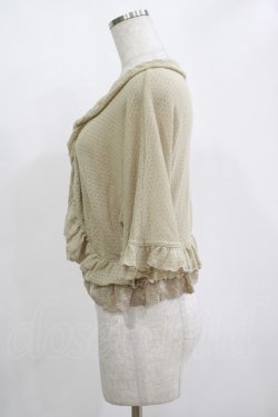 画像2: axes femme / 透かしボレロ M ベージュ H-25-11-11-046-AX-TO-NS-ZH