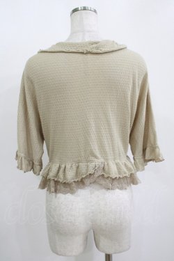 画像3: axes femme / 透かしボレロ M ベージュ H-25-11-11-046-AX-TO-NS-ZH