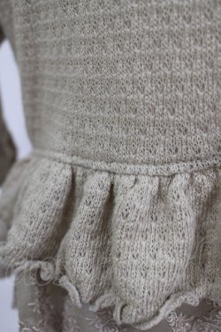 画像4: axes femme / 透かしボレロ M ベージュ H-25-11-11-046-AX-TO-NS-ZH