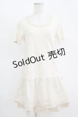 PINK HOUSE / 綿ローンフリルフリルセットアップ Free 生成り H-25-11-11-047-LO-TO-NS-ZH