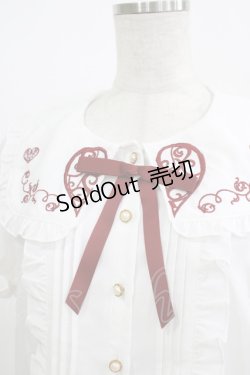 画像4: Amavel / トランプ刺繍ブラウス Free オフ/レッド H-25-11-11-049-CA-BL-NS-ZH