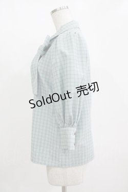 画像2: Maison de FLEUR Petite Robe canone / ジャドの雨宿りブラウス S Green H-25-11-11-050-EL-BL-NS-ZH