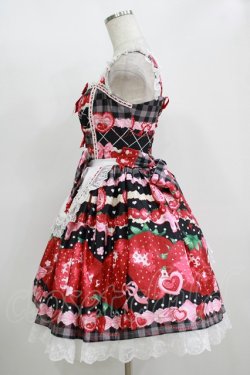 画像2: Dream Lolita（海外ロリータブランド） / Strawberry Cream ジャンパースカート S ブラック H-25-11-11-001-PU-OP-NS-ZH