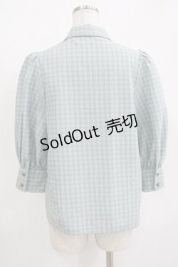 画像3: Maison de FLEUR Petite Robe canone / ジャドの雨宿りブラウス S Green H-25-11-11-050-EL-BL-NS-ZH