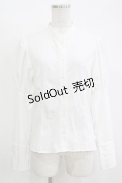 画像1: Kurumi Collaboration / KRデシンジゴスリブラウス M オフ H-25-11-11-051-GO-BL-NS-ZH