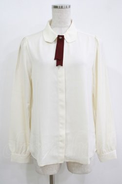 画像1: F i.n.t / Bookmarkタイ付きブラウス Free OFF×RE H-25-11-11-053-CA-BL-NS-ZH