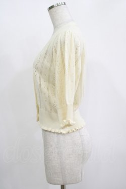 画像2: Fi.n.t / ハート透かし編みニットカーディガン Free OFF WHITE H-25-11-11-054-CA-TO-NS-ZH
