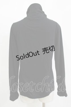 画像3: axes femme / 袖ギャザープルオーバー L ブラック H-25-11-11-056-AX-TO-NS-ZH