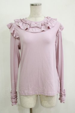 画像1: axes femme kawaii / フリルリボンカットプル M ピンク H-25-11-11-057-AX-TO-NS-ZH