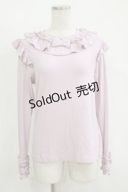 画像1: axes femme kawaii / フリルリボンカットプル M ピンク H-25-11-11-057-AX-TO-NS-ZH