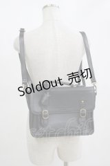 axes femme / 型押し入りサッチェルバッグ  ブラック H-25-11-11-058-AX-BG-NS-ZH