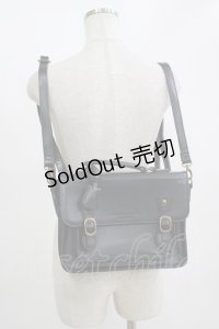axes femme / 型押し入りサッチェルバッグ  ブラック H-25-11-11-058-AX-BG-NS-ZH