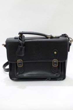 画像2: axes femme / 型押し入りサッチェルバッグ  ブラック H-25-11-11-058-AX-BG-NS-ZH