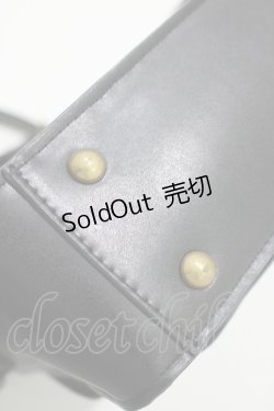 画像5: axes femme / 型押し入りサッチェルバッグ  ブラック H-25-11-11-058-AX-BG-NS-ZH