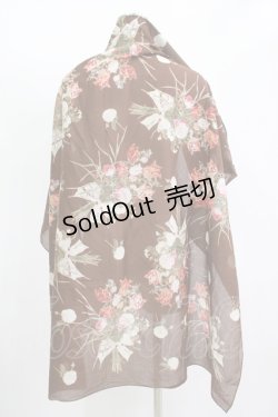 画像2: KANEKO ISAO / スカーフ  ブラウン H-25-11-11-060-EL-ZA-NS-ZH