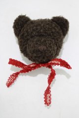 WONDERFUL WORLD / くまピンブローチ  ブラック H-25-11-11-063-LO-AC-NS-ZH