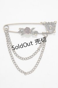 axes femme / ローズピンブローチ  アンティークゴールド H-25-11-11-064-AX-AC-NS-ZH