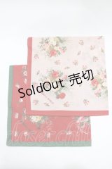 WONDERFUL WORLD / ノベルティハンカチ  グリーン/レッド H-25-11-11-066-LO-ZA-NS-ZH