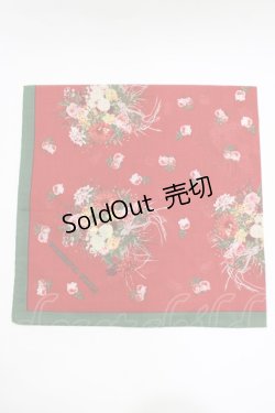 画像3: WONDERFUL WORLD / ノベルティハンカチ  グリーン/レッド H-25-11-11-066-LO-ZA-NS-ZH