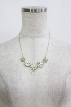 画像3: axes femme / 蝶×花ネックレス+カチューシャ  シルバー H-25-11-11-070-AX-AC-NS-ZH