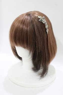 画像4: axes femme / 蝶×花ネックレス+カチューシャ  シルバー H-25-11-11-070-AX-AC-NS-ZH