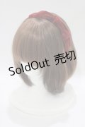 Ank Rouge / ベロアリボンドーリーカチューシャ  ボルドー H-25-11-11-072-CA-AC-NS-ZH