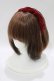 画像1: Ank Rouge / ベロアリボンドーリーカチューシャ  ボルドー H-25-11-11-072-CA-AC-NS-ZH (1)