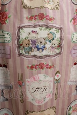 画像4: axes femme kawaii / ティティ×ベアファミリーワンピース M ピンク H-25-11-11-006-AX-OP-NS-ZH