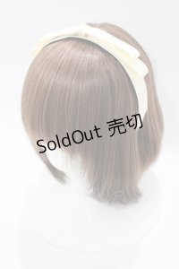 Ank Rouge / ドーリーリボンカチューシャ  アイボリー H-25-11-11-074-CA-AC-NS-ZH