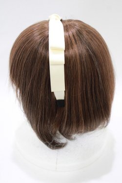 画像2: Ank Rouge / ドーリーリボンカチューシャ  アイボリー H-25-11-11-074-CA-AC-NS-ZH