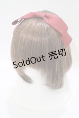 Ank Rouge / グログランワイドリボンカチューシャ  レッド H-25-11-11-075-CA-AC-NS-ZH